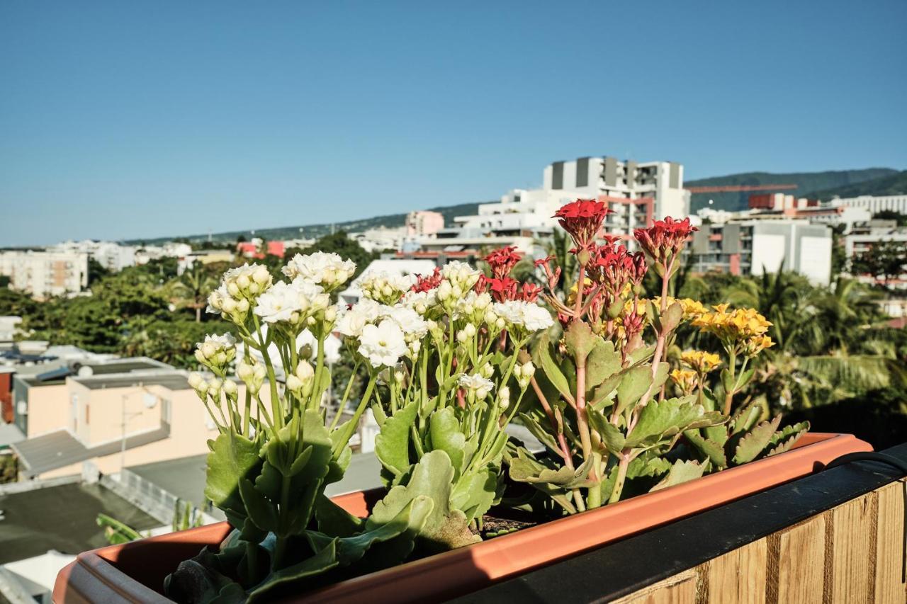 Appart'Eden : Vue Panoramique Sur Saint-Denis Apartamento Sainte-Clotilde Exterior foto