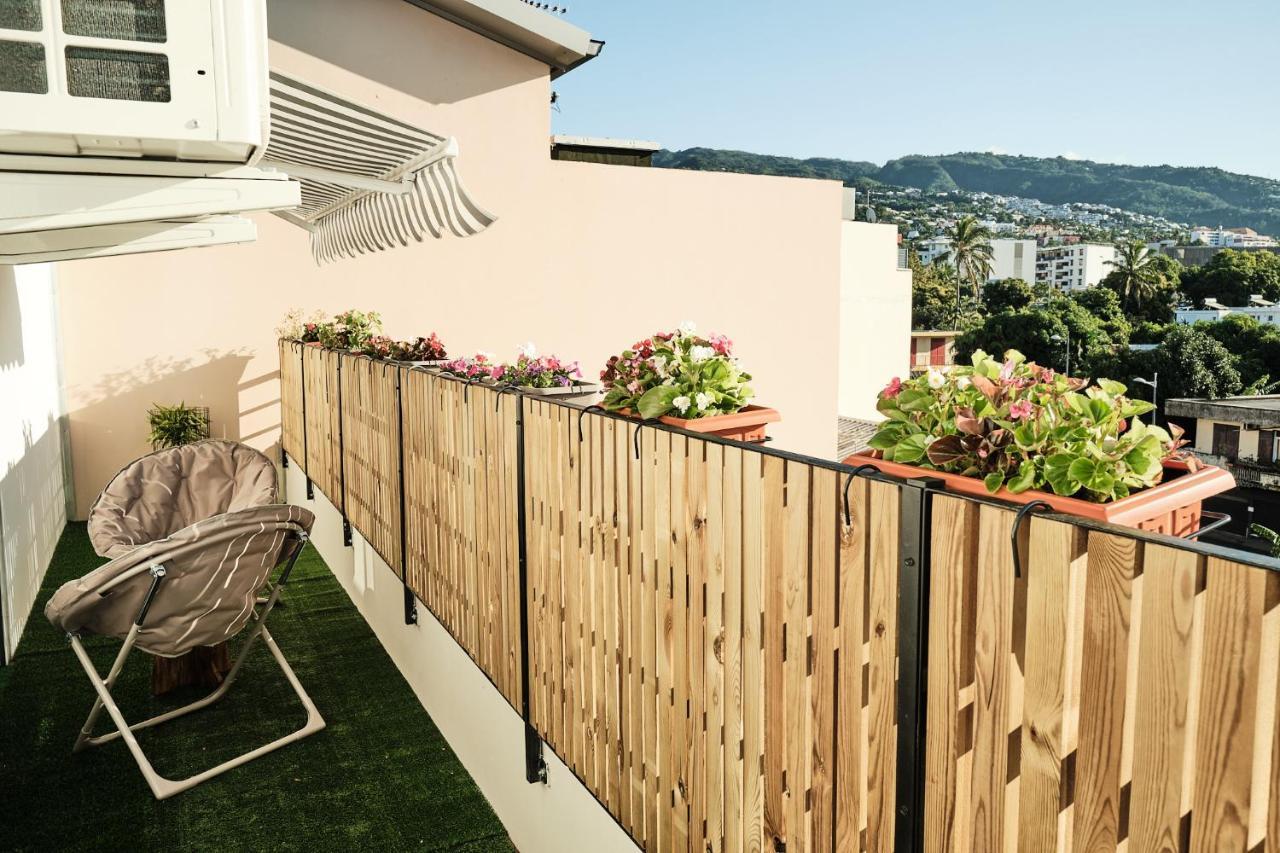 Appart'Eden : Vue Panoramique Sur Saint-Denis Apartamento Sainte-Clotilde Exterior foto